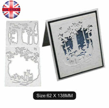 Christmas Deer Tree Metal Cutting Dies Stencil Scrapbooking Embossing Craft DIY