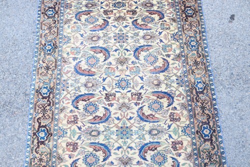 Vintage home decor rug, Turkish handmade rug, Boho decor 3.7 x 5.6 ft TR5098 - 第 5/9 張圖片