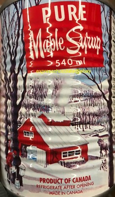 DECACER PURE MAPLE SYRUP CANADA NO.1 MEDIUM QUEBEC 6x540ml - 6 CANS 