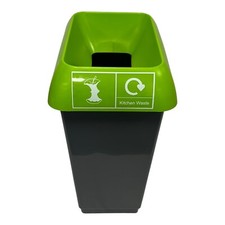Plastic Litre Recycling Bin Lime Green Food Waste  Bin, Recycling Bin