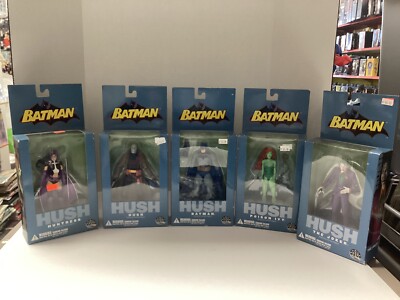DC Direct DC Comics Batman Hush - Huntress, Poison Ivy, Joker, Hush, Batman Lot