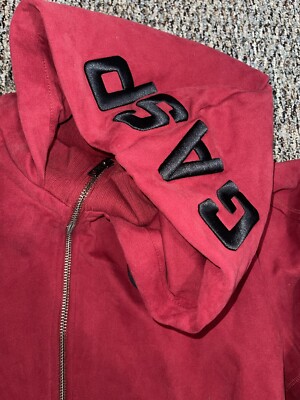 Gasp Industries Pro Gasp Full Zip Hoodie Sweatshirt Red 3XL | eBay
