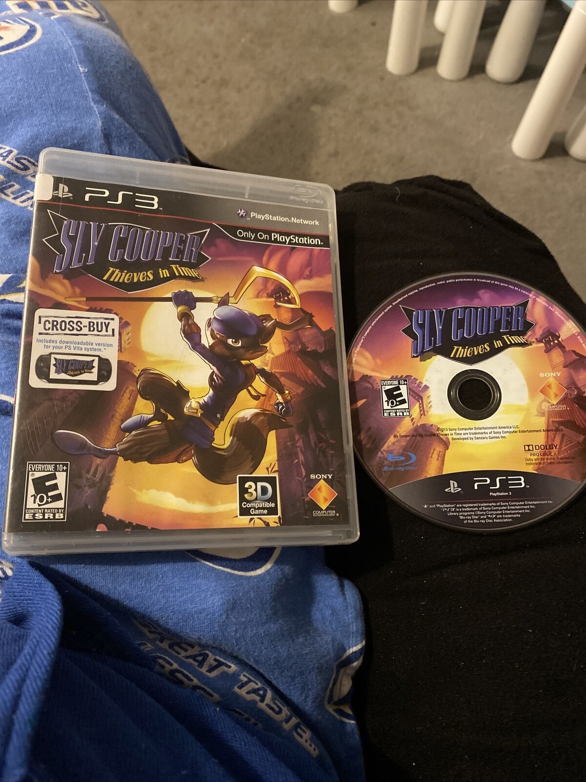 Sly Cooper: Thieves in Time (Sony PlayStation 3/PS3) Game CD+Case