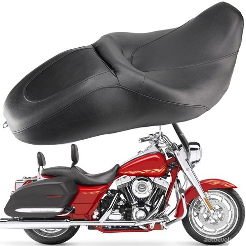 Eumti Sissy Bar Droit Amovible Pour Harley Touring 2009-2025, Coussin