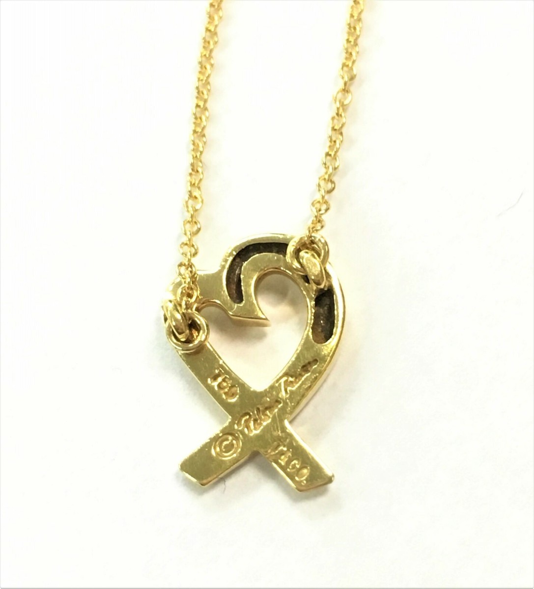 【Tiffany & Co】Paloma Picasso Loving Heart ペンダント Paloma Picasso® Loving Heart pendant in sterling silver
