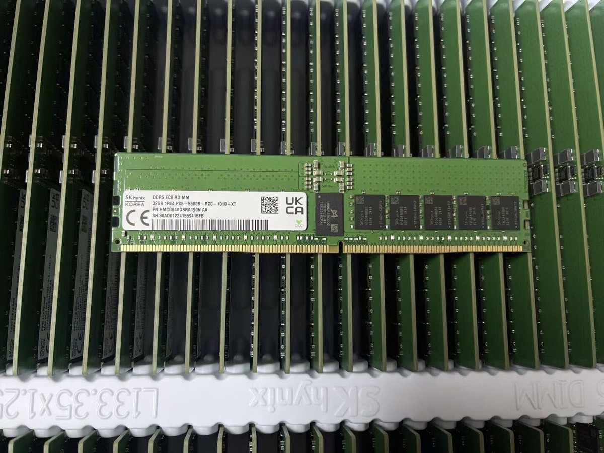 メモリー SK hinix DDR5 EC8 EDIMM 32GB(16x2) Kingston KSM56E46BD8KM-32HA Server Premier 288Pin U-DIMM ECC DDR5