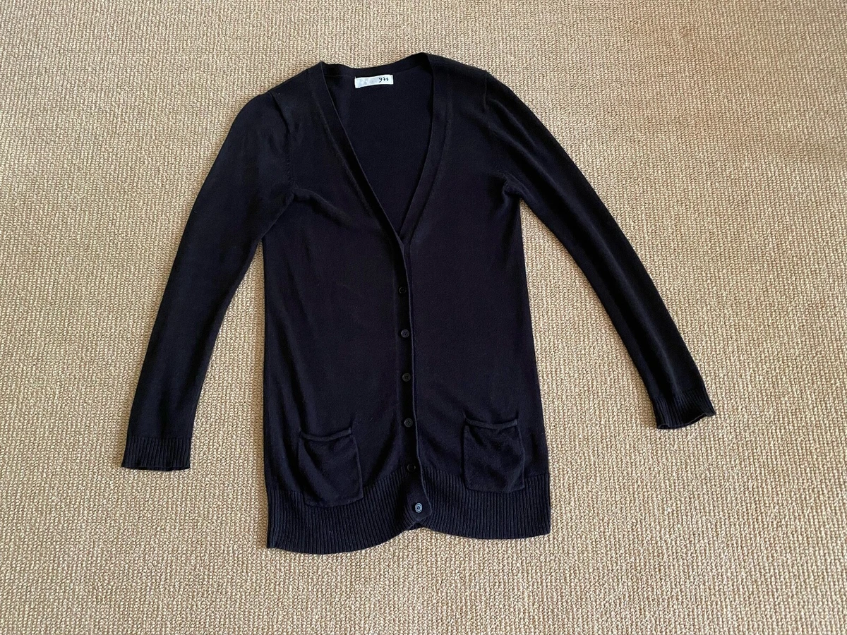 Women s Black Cardigan Sweater Size Small Gently Used