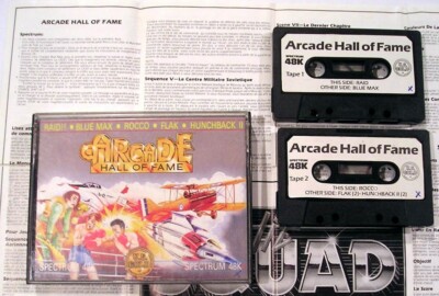 Sinclair ZX Spectrum 48K Game - ARCADE HALL OF FAME - US Gold - Tested & Working
