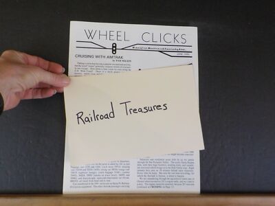 Wheel Clicks 1992 June Pacific Railroad Society Cruising With Amtrak