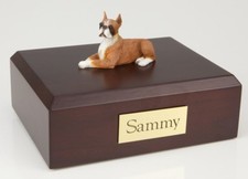 Boxer Fawn Pet Funeral Cremation Urn Available in 3 Different Colors  4 Sizes
