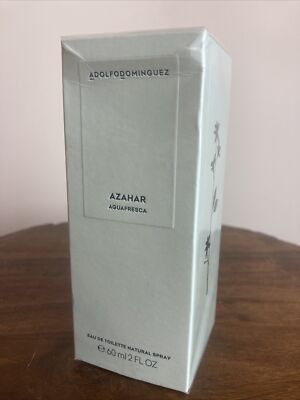 Adolfo Dominguez AZAHAR Aguafresca Eau de Toilette 2oz/60ml NEW & SEALED