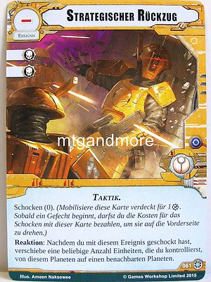 Warhammer 40000 Conquest LCG - 1x #061 Strategischer Rückzug - Zerfetzen und Ver