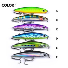 6pcs/set Swimbait 3.5g/8g Minnow Fishing Lure Hook Tackle Hard Bait Wobbler