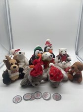 Vintage 1990's International Collection Coca-Cola Bean Bag Plush Lot Of 9