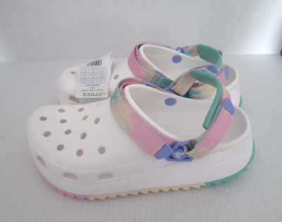 NWT Crocs Classic Hiker Ambre Clog Unisex SZ M10 W12 White  display picture 2