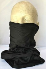 Zan Headgear Motley Tube Fleece Lined Black Balaclava Neck Warmer Ski Motorcycle