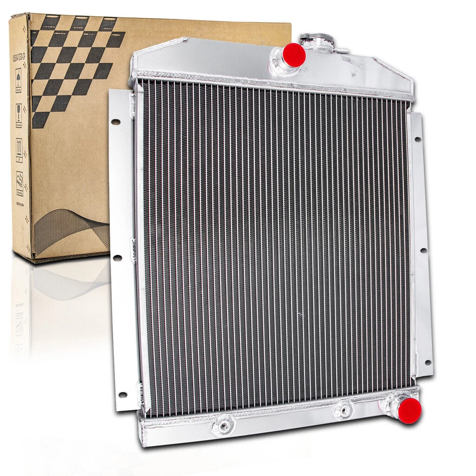 4 Row Radiator For 1947-1954 Chevy 3100 3600 3700 3800 3900 Truck 3.5L 3.8L Foto 3 de 4