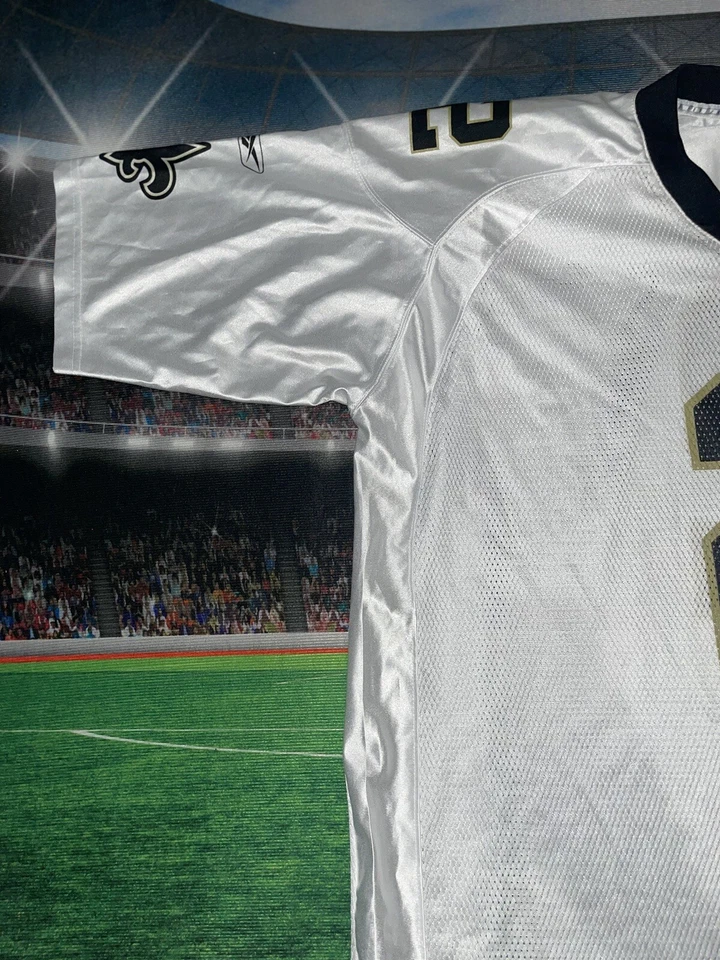 Camisetas Reebok New Orleans Saints Aaron Brooks #2 talla 2XL blancas usadas Foto 4 de 4