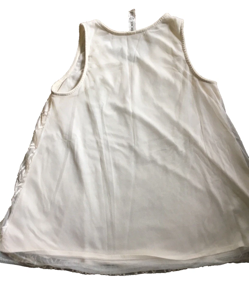 Cherokee Tank Girls Xl Size 14/16 Ivory - Изображение 4 из 4