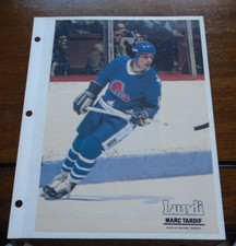 Lundi Hockey Photos 1980's -90's Marc Tardif front / Sylvain Lefebvre back