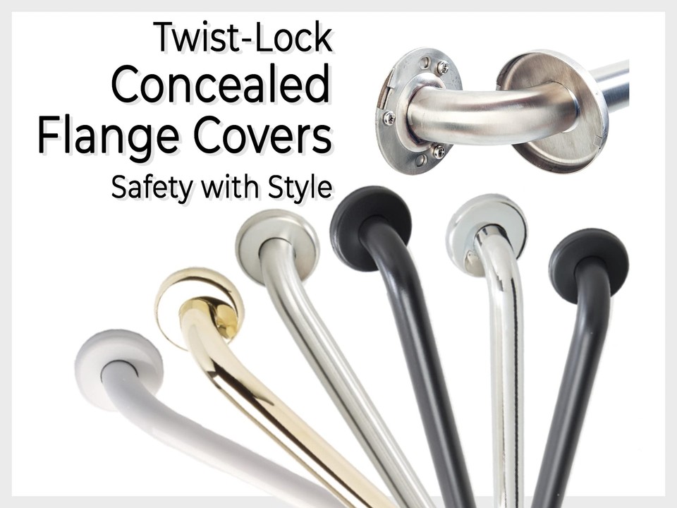 Bathroom Safety Grab Bar Matte Black/Shower Tub Toilet Steps ADA/304