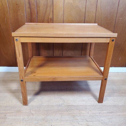Vintage Artie Sweden Scandanavian Modern Teak Serving Cart/Side Table For Repair - Picture 2 of 17