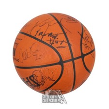 1998 NBA All Stars Autographed Spalding Basketball - JSA LOA (Kobe Bryant ++)