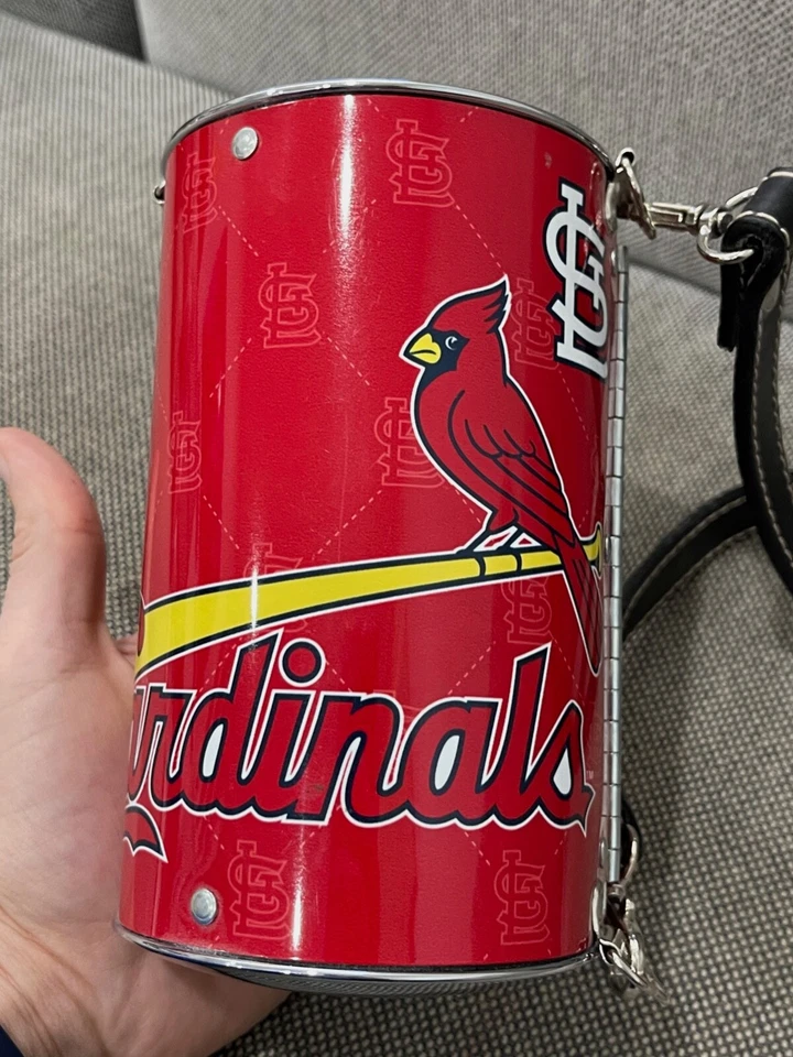 Little Earth Littleearth MLB St. Louis Cardinals Metal Purse w/ COA - Image 4 of 4