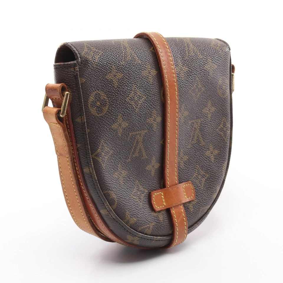 Сумка через плечо LOUIS VUITTON Shanti PM M40646 с монограммой кожаная коричневая LV - Изображение 2 из 4