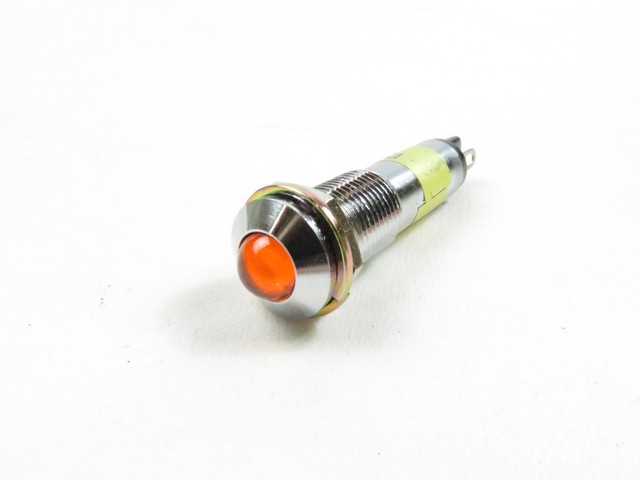 NEW Dialight Panel Mount Led Indicator AMBER Yellow 12 VDC For Sale 