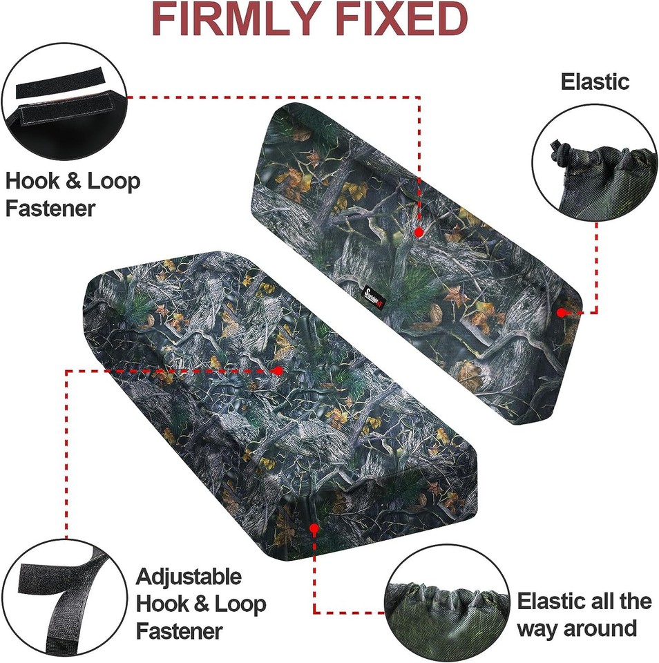 Kawasaki Mule Sx Accessories KEMIMOTO Camo Seat Cover For Kawasaki Mule 3000 /3010/4000/4010 (2001-2022) - Water Resistant Kawasaki Mule Accessories - Foto 1