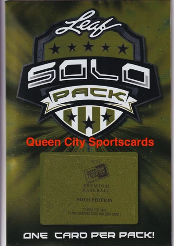 2024 Press Pass Premium Baseball Solo Plus Factory Sealed Hobby Pack From Box