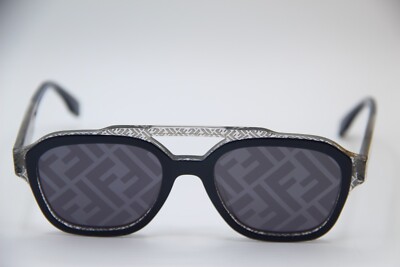 NEW FENDI FE40076U 90X BLUE GREY AUTHENTIC SUNGLASSES W/CASE  display picture 1