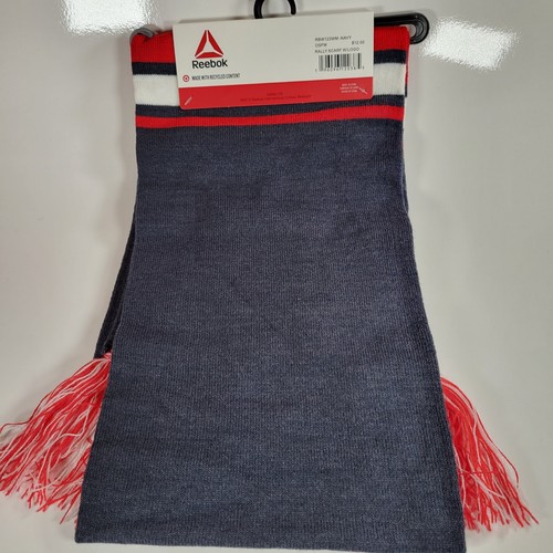 Reebok Rally Scarf Red White Blue With Logo NEW - Picture 7 of 9