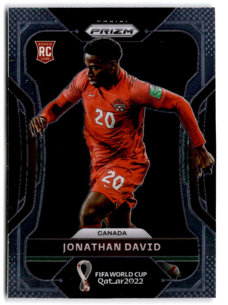 2022 Panini Prizm FIFA World Cup Qatar #49 Jonathan David RC Canada