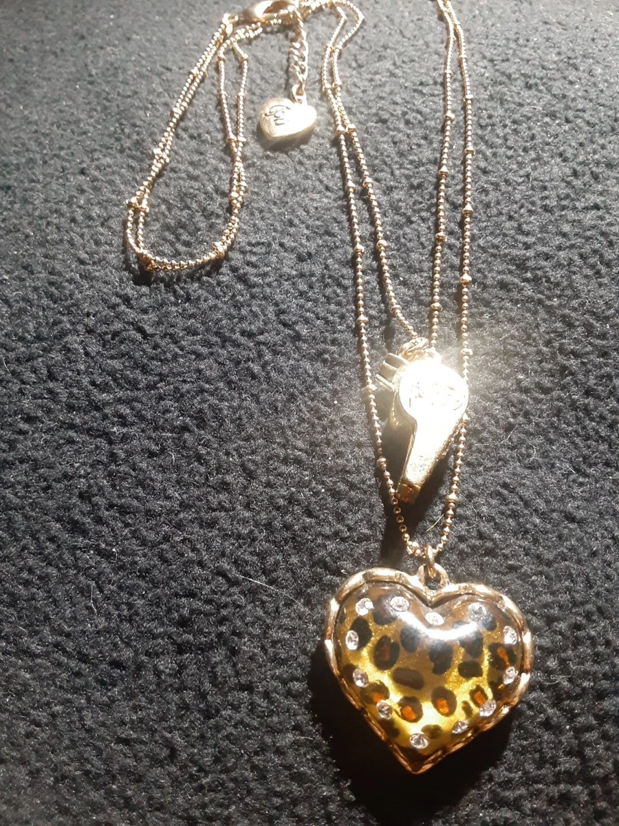Collana Betsey Johnson Con Ciondolo Gatto Baseball 3D – Oro Placcato E Cristalli
