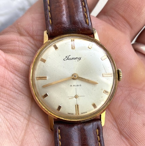 Vintage Tommy Watch 15 Jewels Swiss Made Watch Men’s rare watch mechanical - Picture 4 of 15