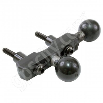 RAM Mount Motorcycle Aluminum Handle Base with Double 1'' B-Ball RAM-B-309-6U