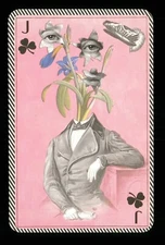 Transformation playing card Christian Lacroix Jack of Clubs Q70c