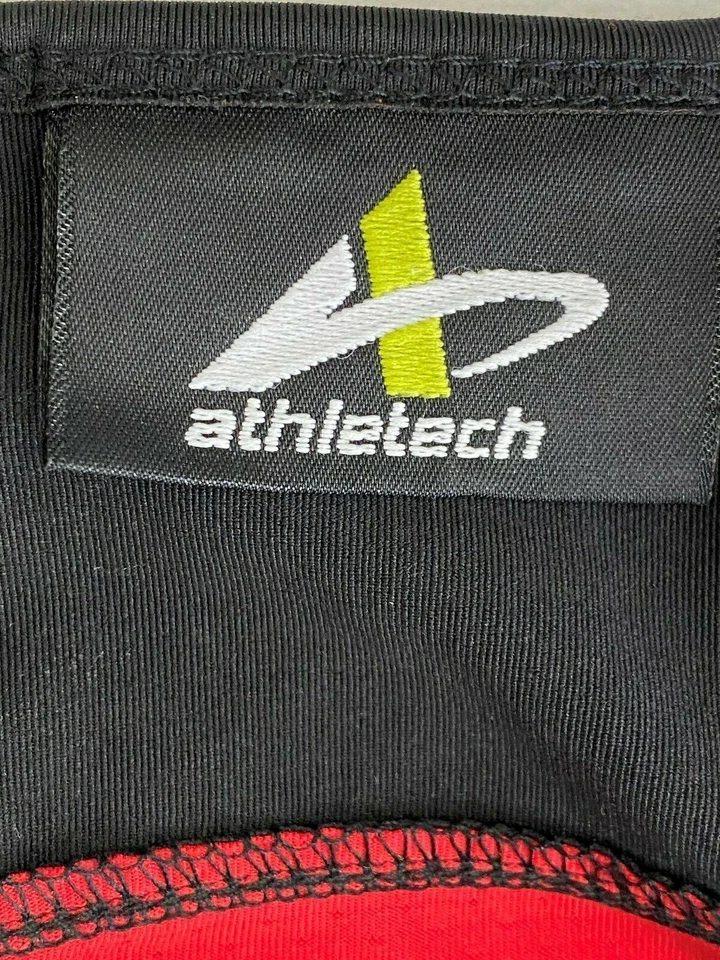 Camiseta sin mangas Athletech para mujer sin mangas fitness elástica correr negra entrenamiento grande Foto 3 de 4