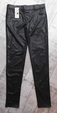 LADIES BLACK HIGH SHINE LEGGINGS SIZE 10 BNWT