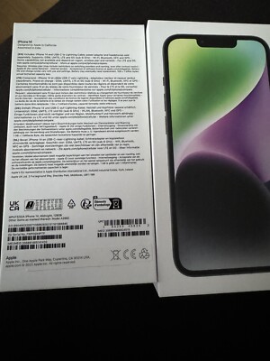 iPhone 14  Leer Box Midnight