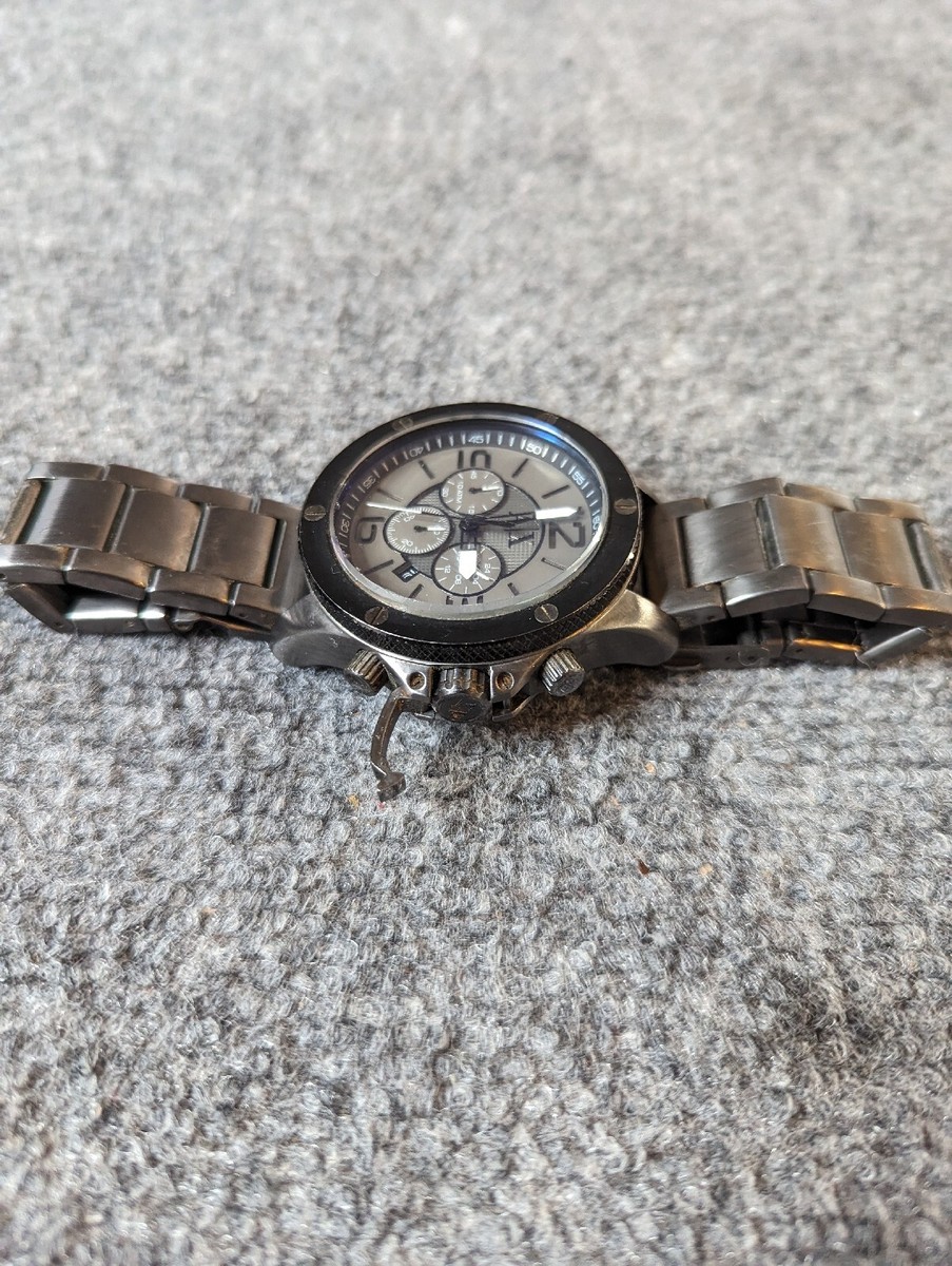 Armani Exchange AX1514 45mm Dark Gray Stainless Steel Mens Watch 