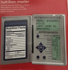NUTRITION MASTER Database Calculate Intake New
