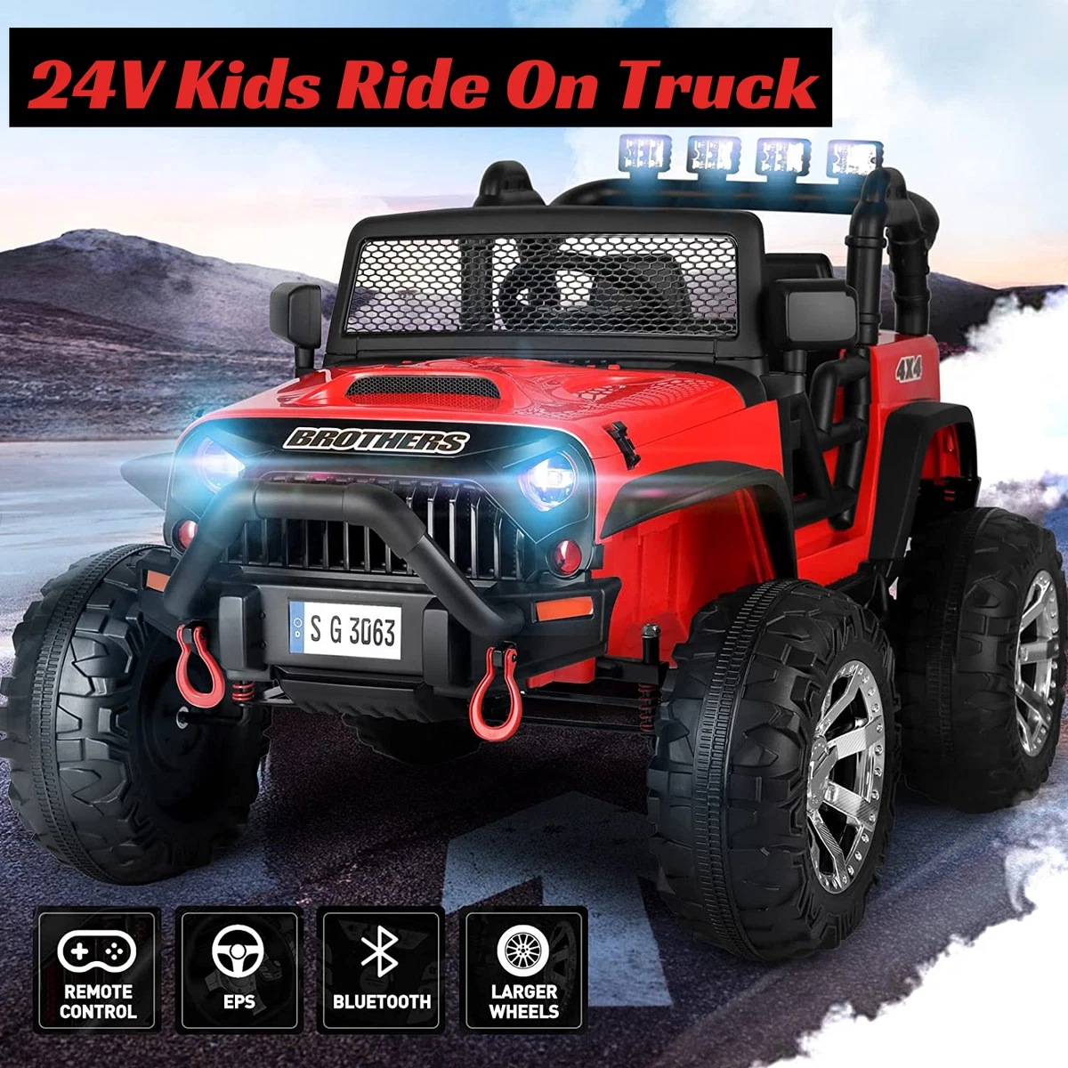 Best 2 seater ride on 2024 car with parental remote control