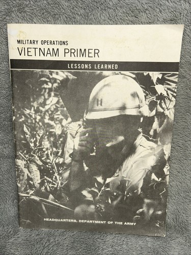 Military Operations Vietnam Primer  Col. David Hackworth Double SIGNED RARE!!