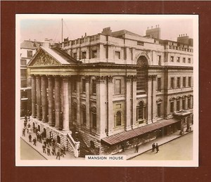 Mansion House Residence Of The Mayor Of London 1938 Original Photocard Ebay