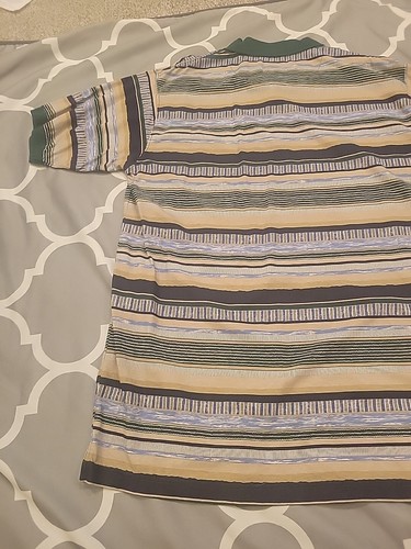 Vintage Duxbak Mens Large Southwestern Aztec Tribal Polo Shirt 100% Cotton 90s - Picture 14 of 17