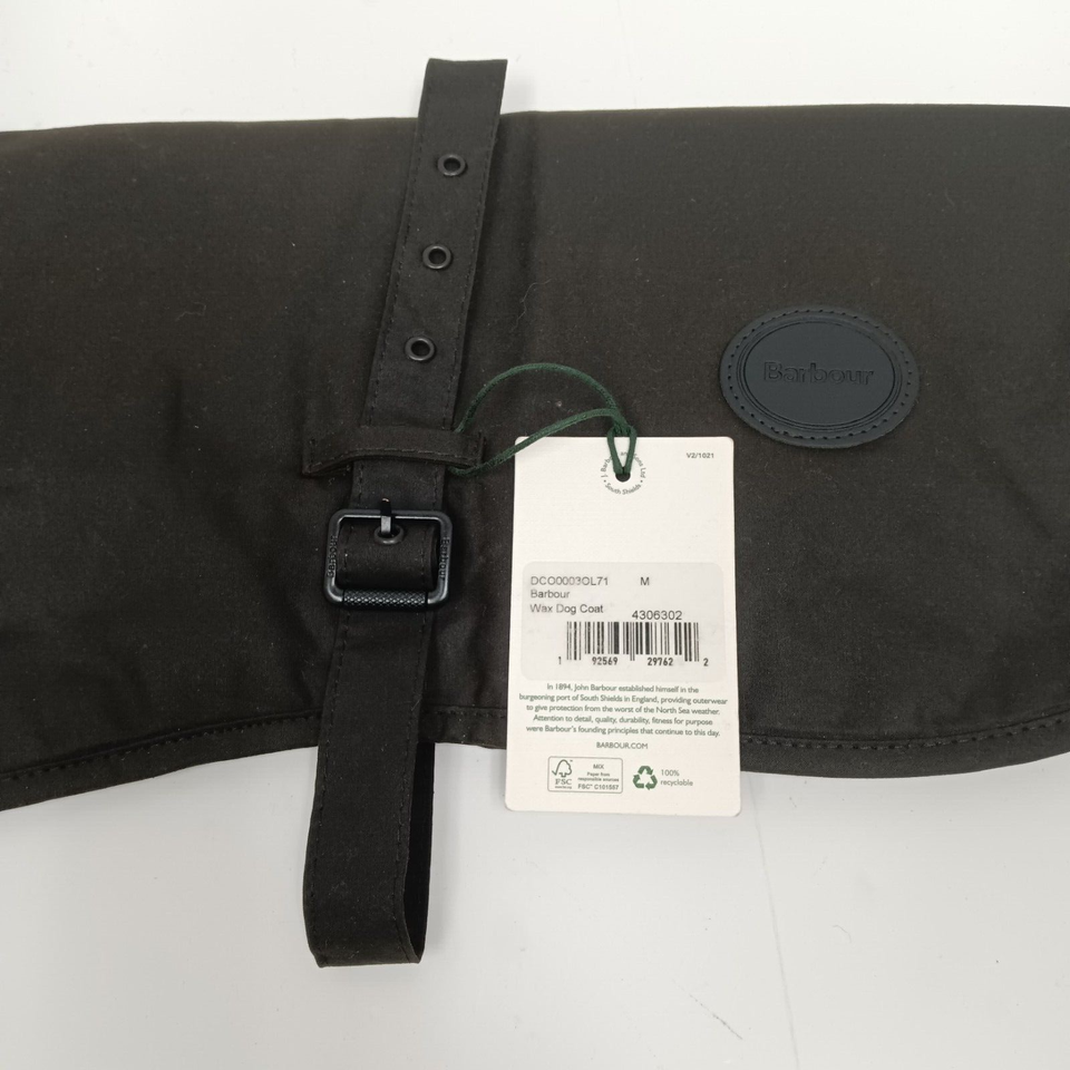 Barbour Wax Dog Coat Olive Green Size Medium Jacket w/ Tartan Lining eBay