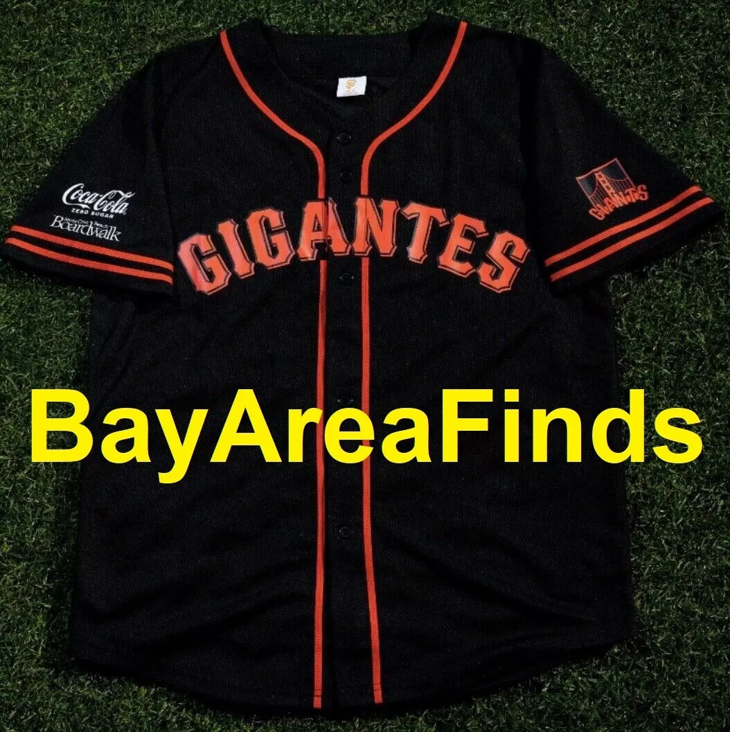 San Francisco Giants 2023 Gigantes Black Replica Jersey sz Medium 6/4 SGA